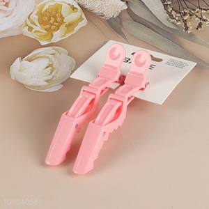 New Product 2PCS Salon Clips Alligator Hair Clips Hairstyling Tools