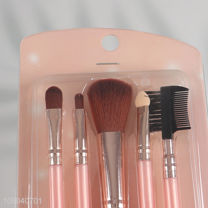 Good Quality 5 Pieces Professional Makeup Brush Set Makeup Tools Set