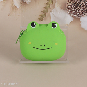 High Quality Cartoon Animal Silicone Coin Wallet Purse for Boys Girls