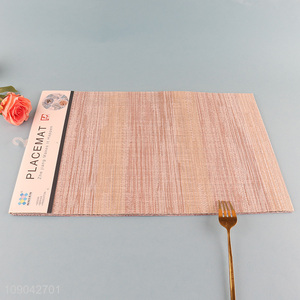 Factory direct sale home restaurant pvc tabletop decoration place mat dinner mat