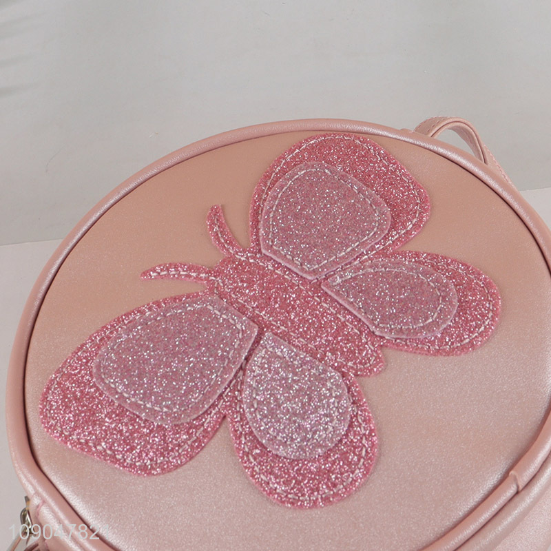 New Arrival Round Butterfly Crossbody Shoulder Bag for Women and Girls