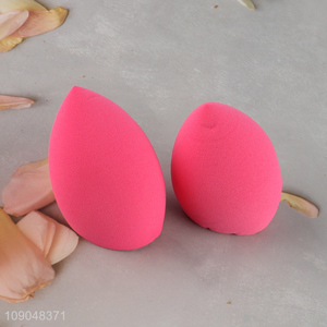 Online wholesale 2pcs soft washable makeup sponge cosmetic puff