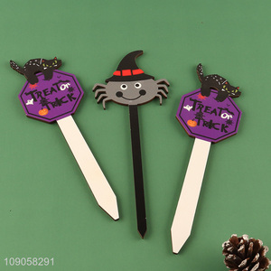 High Quality Wooden Halloween Decoration Garden Stakes Holiday Wooden Ornaments