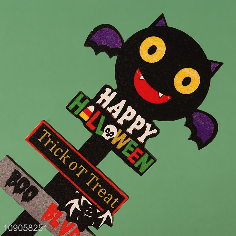 Hot Sale Halloween Table Signs Halloween Wooden Table Decorations for Party Decor