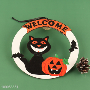 Wholesale Halloween Welcome Door Sign Halloween Wooden Hanging Sign for Halloween Decor