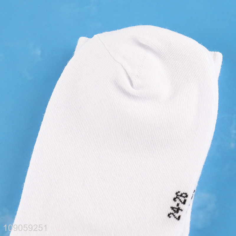 New Product Solid Color Socks 100% Cotton Casual Socks for Men Women