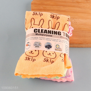 China Imports 5PCS Multi-Purpose Super Absorbent Microfiber Cleaning Towels