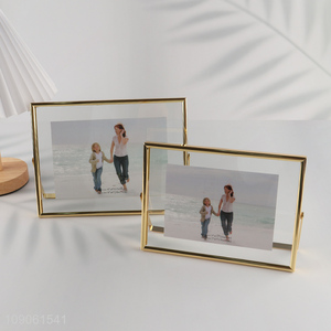 China Imports 5X7 6X8 Inch Metal Picture Frame Glass Photo Frame for Home Decor