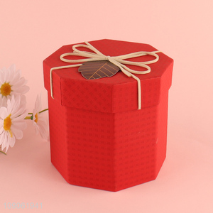 Online Wholesale Hexagon Shape Gift Box Pressent Box Party Favors Box