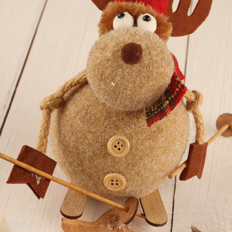 Wholesale Christmas Elk Doll Ornament Stuffed Animal Plush Toy Party Favors