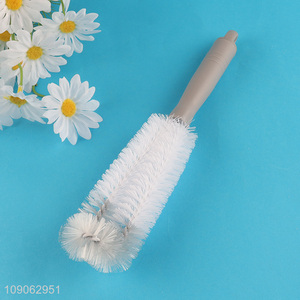 Online Wholesale Deep Cleansing Long Handle Bottle Brush Scrub Brush for Water Bottles