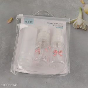 Factory Supply 3PCS Portable Travel Bottle Kit Cosmetics Bottle Set