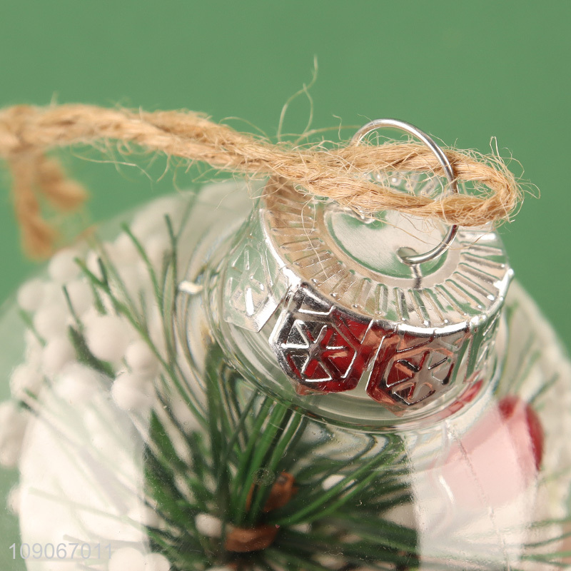 New Product Clear Christmas Bulb ornaments for Xmas Tree Party Decor