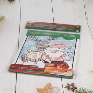 High Quality Christmas DIY Coloring Wooden Craft Kit Christmas Decorations