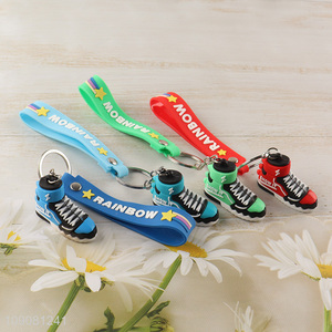 Factory price multicolor baksetball shoes pendant keychain for gifts