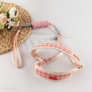 Latest products outdoor pet dog polyester pet chest leash