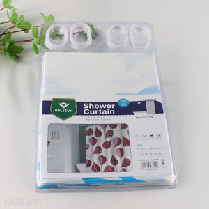 Most popular bathroom accessories PE shower curtain bath curtain