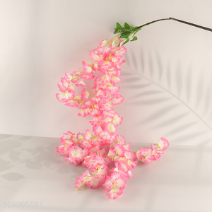 High Quality 3-Branch Artificial Flower Lifelike Fake Flower with Long Stem
