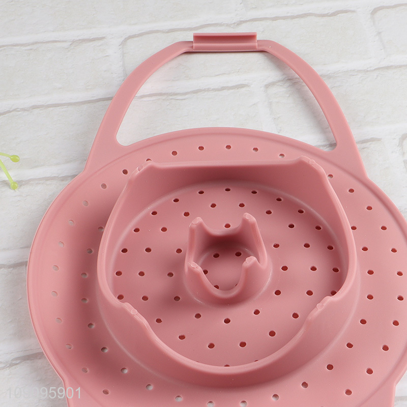 New Arrivals Steaming Basket Rack Strainer Silicone Cooker Silicone Steamer
