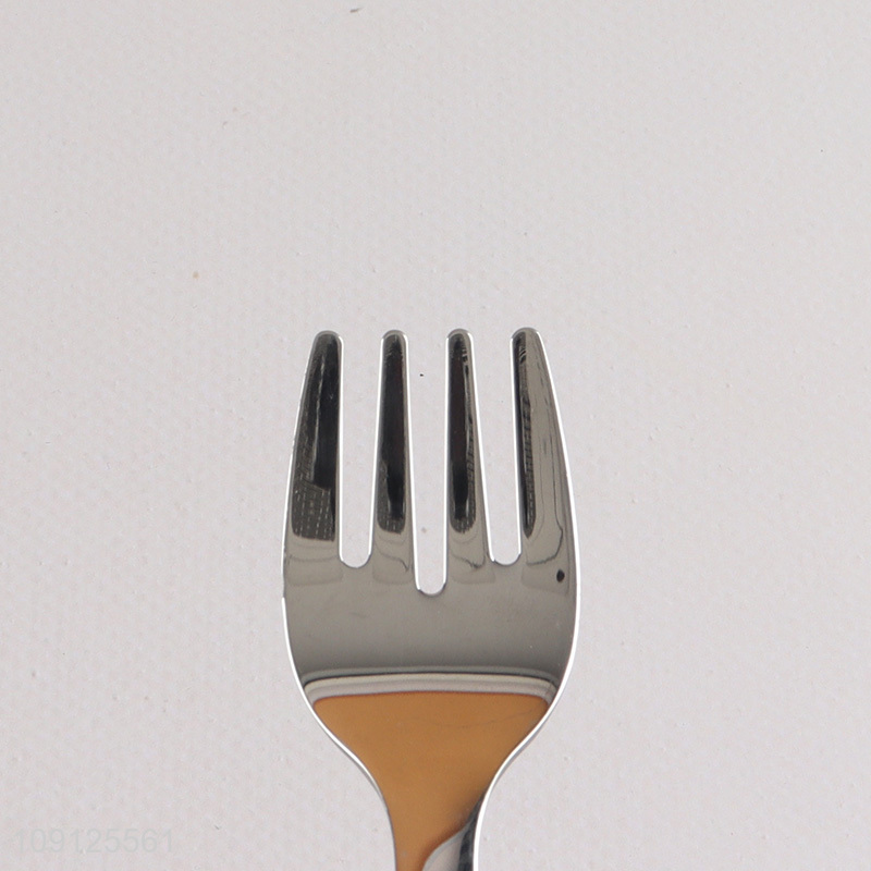 Hot Selling Mini Fork Stainless Steel Short Handle Fork for Kids