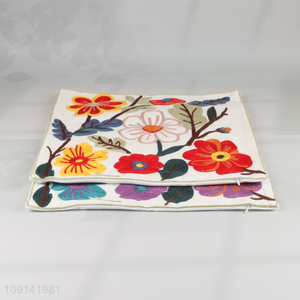 Good quality flower pattern cotton boster case pillow case for household