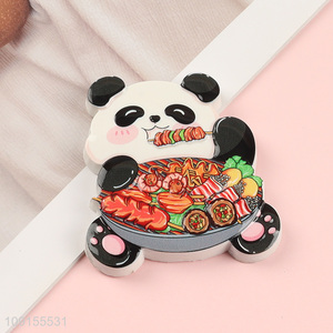 Yiwu market panda shape cartoon resin fridge magnet refrigerator magnet