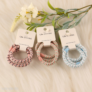 Top selling multicolor elastic hair rope hair band