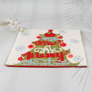 High Quality Embroidered Pillow Covers Square Cotton Pillow Covers Cushion Cases