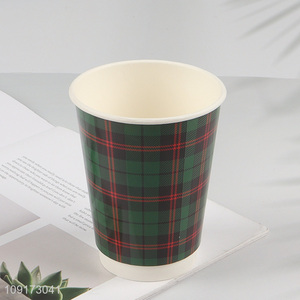 Factory Supply Disposable Paper Cups Christmas Holiday Paper Coffee Cups