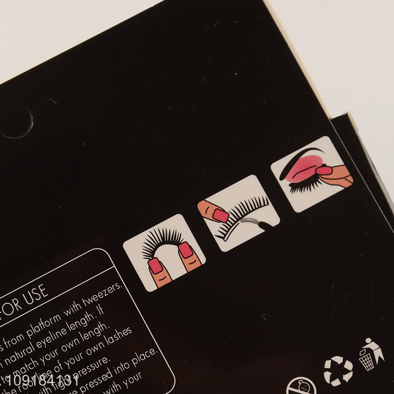 Good selling natural soft 3d false eyelash for women