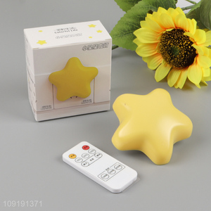China products star shape yellow household night lights night lamp
