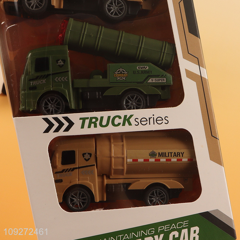 Hot products military car children's toy pull back car set