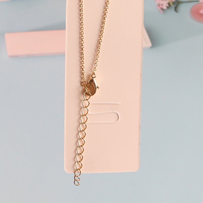 Popular products golden copper necklace fashion jewelry