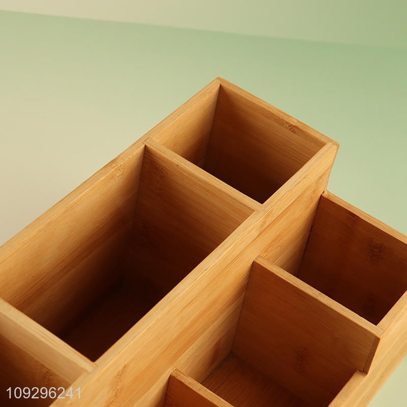 Factory direct sale multifunctional bamboo storage box