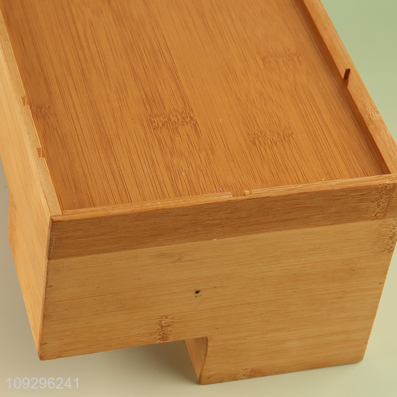 Factory direct sale multifunctional bamboo storage box