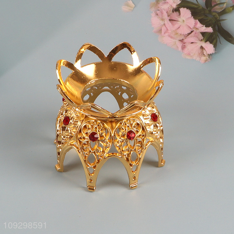 New product decorative alloy candle holder ornament
