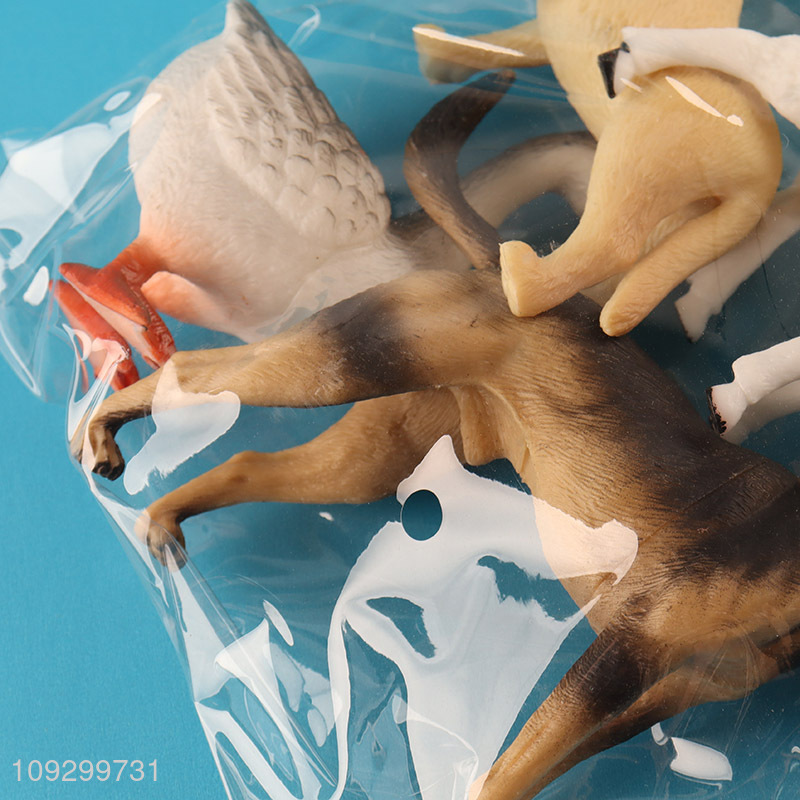 Good selling 4pcs kids farm world animal model toys