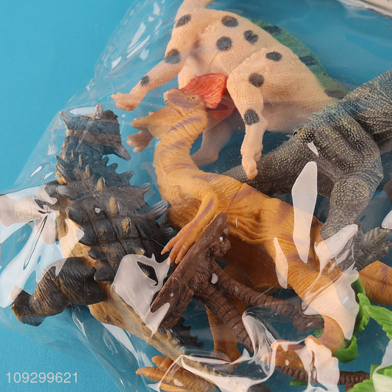 Low price 4pcs dinosaur world model toys for kids