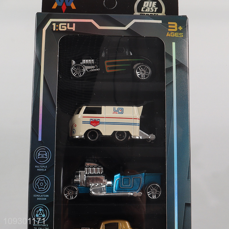 Yiwu market children 1:64 alloy slide vehicle toys