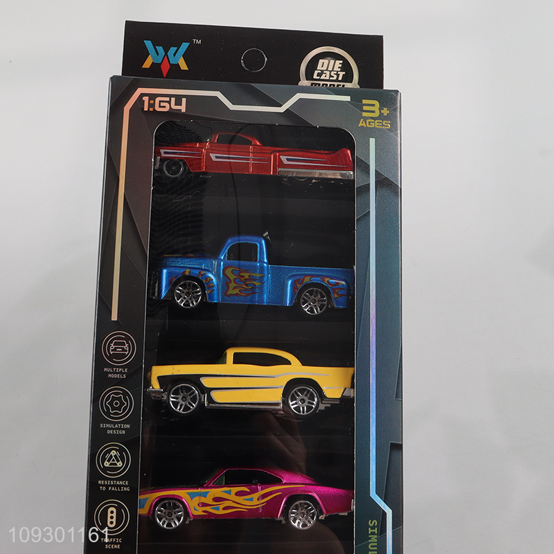 Factory supply multicolor 1：64 alloy slide vehicle toys