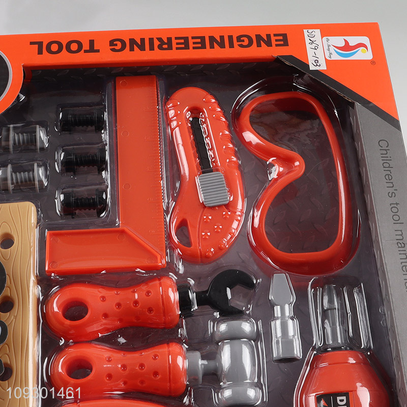 Latest products pretend play set toys engineering tool set