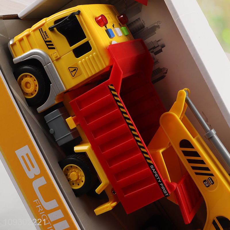 Good price inertial truck toys engineering truck toys for kids