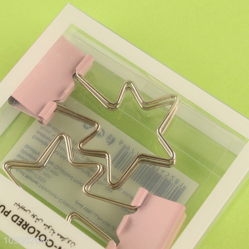 Hot selling 2pcs stationery metal clips set