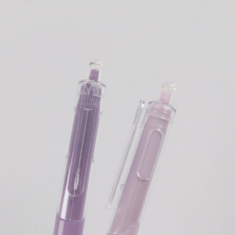 Popular products 5pcs black writing gel pen set