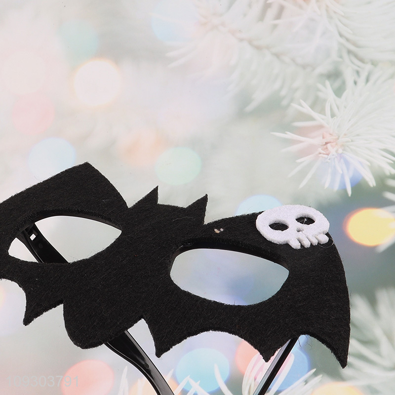 New product black Halloween party decoration glasses