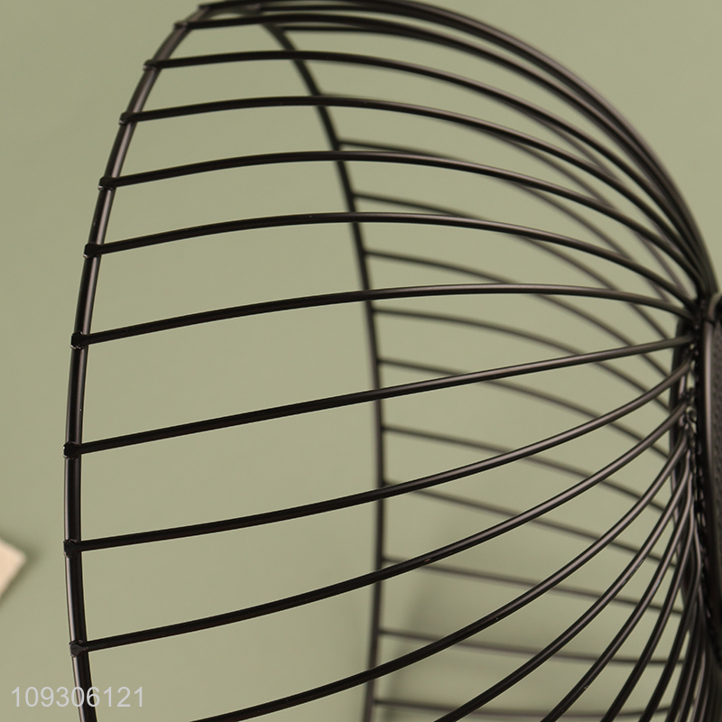 Top selling round metal storage basket fruits basket