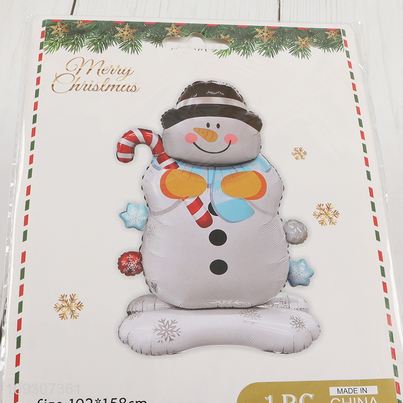 Good selling snowman christmas party decoration foil balloon