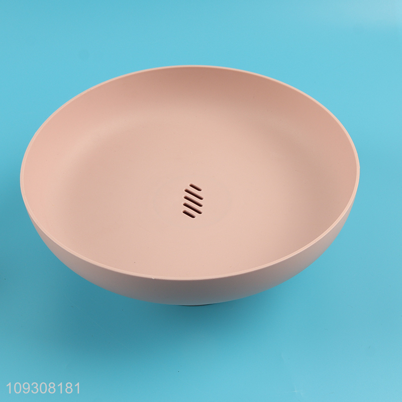 Good sale home round decorative fruits plate wholesale