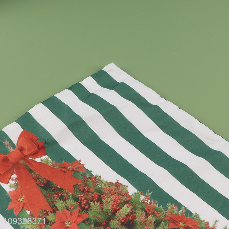 Most popular xmas tree printed polyester pillowcase pillow cover