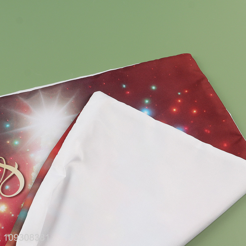 China supplier merry christmas polyester pillowcase pillow cover